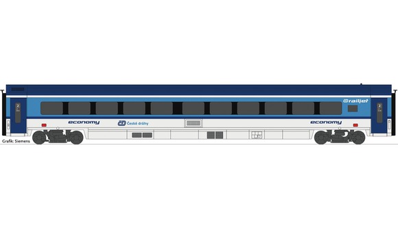  Rychlíkový vagón 2. třídy Railjet, ČD