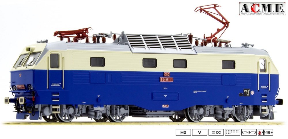 ACME 69332  Elektrická lokomotiva řady ES499 ČSD HO Zvuk