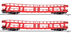 Tillig TT Bahn - Set dvou vozů DDm 915 pro přepravu automobilů (TT)