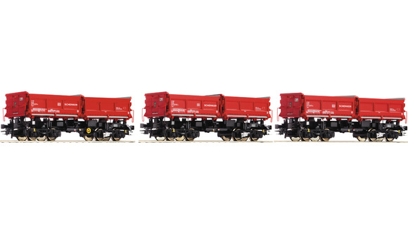 H0 - set 3 otevřených vozů, DB Schenker / ROCO 67197