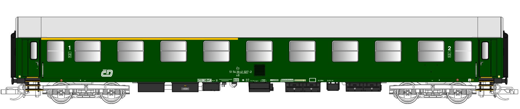 Tillig 501589 Typ "YB" - AB - 1/2 třída