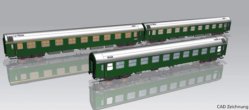 58220 PIKO - Souprava dvou rychlíkových vozů D 300" Set 1"