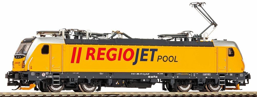 47805 PIKO - Elektrická lokomotiva BR 388 "Regiojet", DCC se zvukem